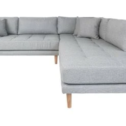 House Nordic Lido Avokulmasohva Oikea Hugo 10 Vaaleanharmaa
