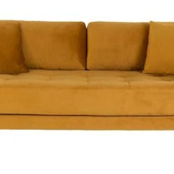 House Nordic Lido 2-istuttava Sohva Sinapinkeltainen Bluvel 68 Sametti -Veke Myymälä 1301434