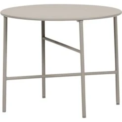 Envy Pyöreä Apupöytä Ø50 Cm, Vaalean Harmaa