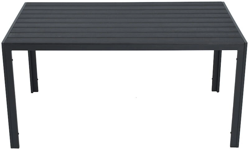 Outfit Noah Puutarhapöytä 150x90 Cm Musta Polywood/alumiiini 5 Outfit Noah Puutarhapöytä 150x90 Cm Musta Polywood/alumiiini - Image 5