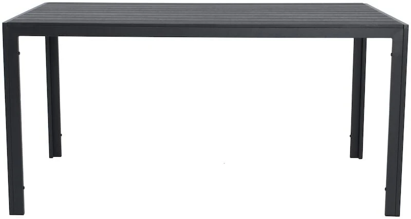 Outfit Noah Puutarhapöytä 150x90 Cm Musta Polywood/alumiiini 4 Outfit Noah Puutarhapöytä 150x90 Cm Musta Polywood/alumiiini - Image 4