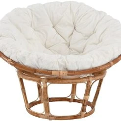 Veke Pesä Korituoli Luonnonväri Rottinki, L.valkoinen Pehmuste -Veke Myymälä 641545 2
