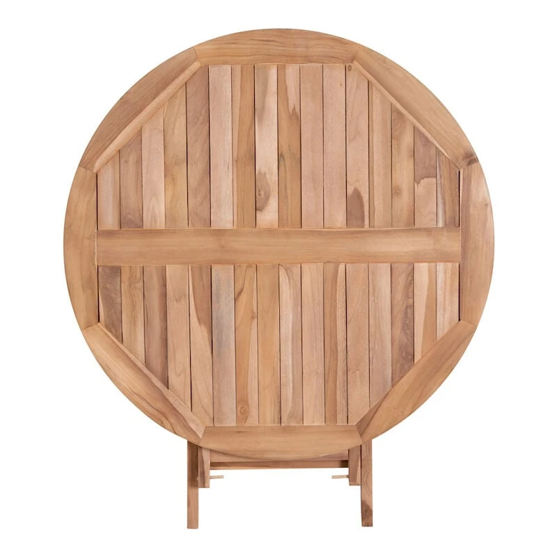 House Nordic Oviedo Pyöreä Tiikki Ruokapöytä Ø100 Cm 5 House Nordic Oviedo Pyöreä Tiikki Ruokapöytä Ø100 Cm - Image 5