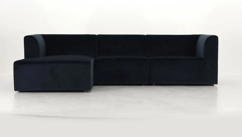 House Nordic Alba Divaanisohva Vasen, Tummansininen Sametti 3 House Nordic Alba Divaanisohva Vasen, Tummansininen Sametti - Image 3