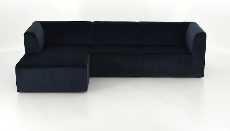 House Nordic Alba Divaanisohva Vasen, Tummansininen Sametti 4 House Nordic Alba Divaanisohva Vasen, Tummansininen Sametti - Image 4