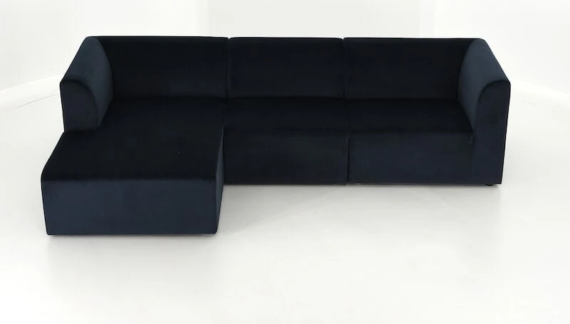 House Nordic Alba Divaanisohva Vasen, Tummansininen Sametti 6 House Nordic Alba Divaanisohva Vasen, Tummansininen Sametti - Image 6