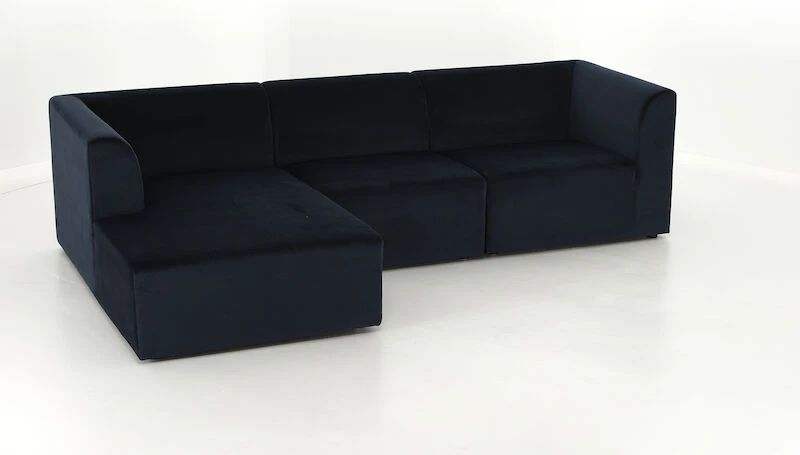 House Nordic Alba Divaanisohva Vasen, Tummansininen Sametti 2 House Nordic Alba Divaanisohva Vasen, Tummansininen Sametti - Image 2