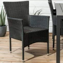 Veke Asta Puutarhatuoli Musta Polyrottinki/teräs 7 Veke Asta Puutarhatuoli Musta Polyrottinki/teräs -Veke Myymälä Asta puutarhatuoli web 4