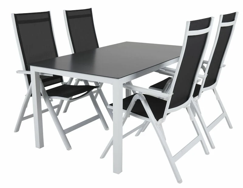 Brafab Rana Ruokapöytä 150x90 Cm Musta/valkoinen 3 Brafab Rana Ruokapöytä 150x90 Cm Musta/valkoinen - Image 3