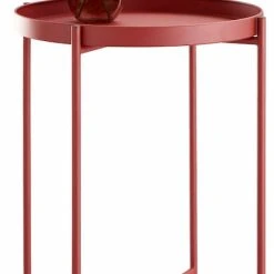 Day Susa Apupöytä Metalli Ø38 Cm Musta -Veke Myymälä Day Susa apupoyta metalli O38 cm okra 2 1