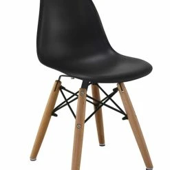 Veke Dio Lastentuoli Musta, Puunväriset Jalat