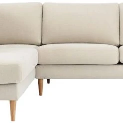 Veke Elegant Avokulmasohva Vasen Beige, Bloq05, Tammijalat -Veke Myymälä E AVO V 80 B05 1