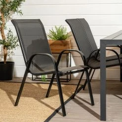 Veke Feel Textline Puutarhatuoli Musta -Veke Myymälä Feel textline 6 hengen ruokailuryhma miljoossa web pete 11