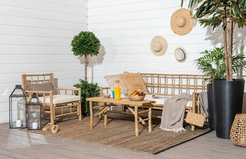 Veke Helle Nojatuoli Luonnonväri/luonnonvalkoinen 2 Veke Helle Nojatuoli Luonnonväri/luonnonvalkoinen - Image 2