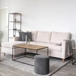 House Nordic Firenze Divaanisohva Tummanharmaa Vakosametti Fjord -Veke Myymälä House nordic firenze divaanisohva luonnonvalkoinen vakosametti fjord miljoo3