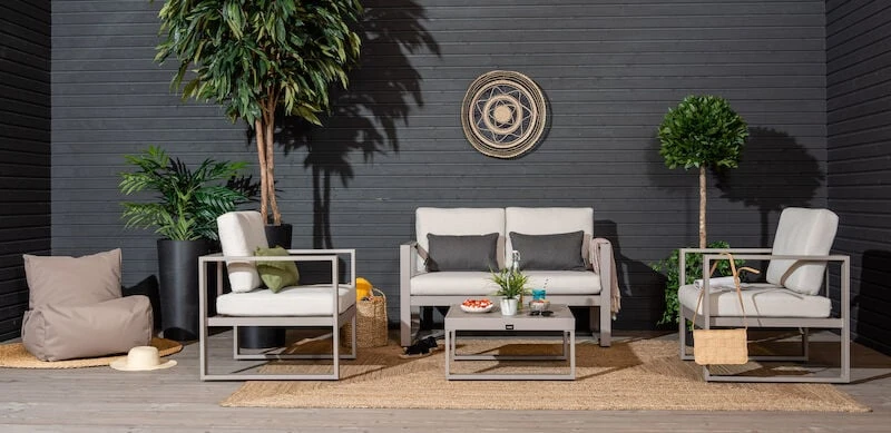 Veke Kallas Nojatuoli Greige, Hiekka Pehmusteet 3 Veke Kallas Nojatuoli Greige, Hiekka Pehmusteet - Image 3