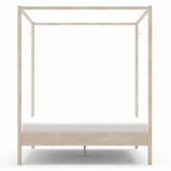 Veke Kehä Sänky 160x200 Cm Lakattu Koivu