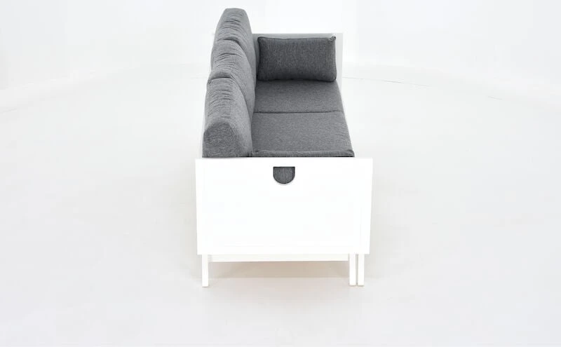 Kiteen Notte Vuodesohva 190 Cm Valkoinen/ Harmaa Patjasarja 4 Kiteen Notte Vuodesohva 190 Cm Valkoinen/ Harmaa Patjasarja - Image 4