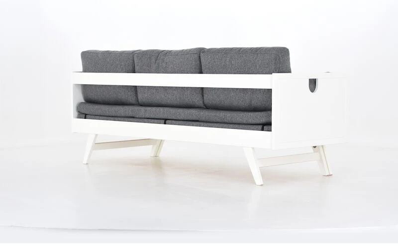 Kiteen Notte Vuodesohva 190 Cm Valkoinen/ Harmaa Patjasarja 5 Kiteen Notte Vuodesohva 190 Cm Valkoinen/ Harmaa Patjasarja - Image 5