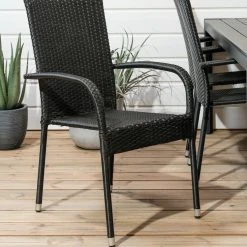 Veke Puro Puutarhatuoli Musta Polyrottinki/teräs -Veke Myymälä Puro puutarhatuoli miljooossa web