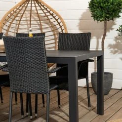 Veke Puro Puutarhatuoli Musta Polyrottinki/teräs -Veke Myymälä Puro puutarhatuoli miljooossa web 2