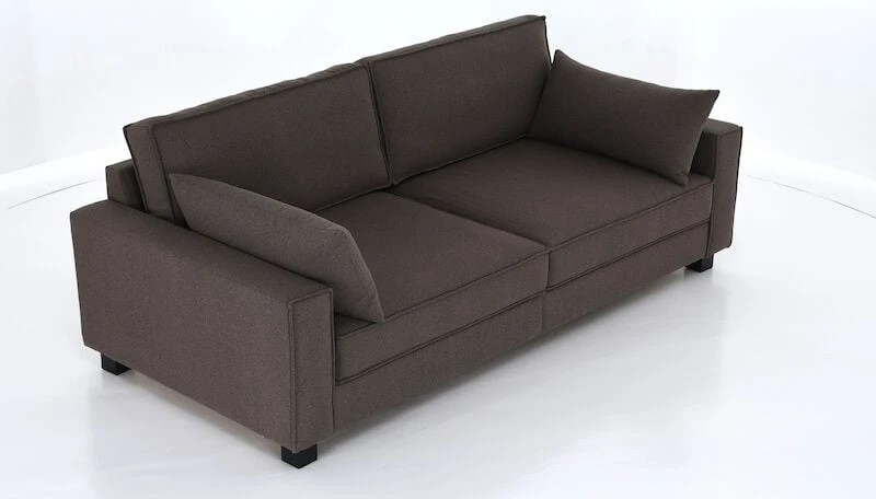 Veke Löhö XL 3-istuttava Sohva Ruskea Fano 24, Wenge Jalat - Image 6