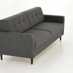 Veke Munchen 3-istuttava Vuodesohva Musta Surprise BVDT