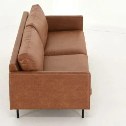 Veke Scandic Copenhagen 3,5-istuttava Sohva Konjakinruskea Colorado 03 Bonded-nahka