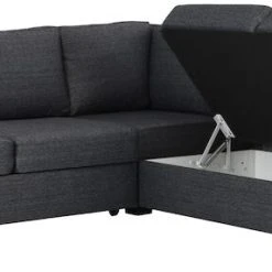 Veke Alva Kulmavuodesohva 2C2 Antrasiitti Adria Zemin 750
