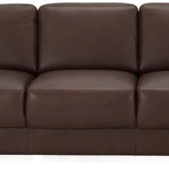 Alternative view of BD-Möbel Belverde 3-istuttava Sohva Musta 8002SA Nahka, Metallijalat