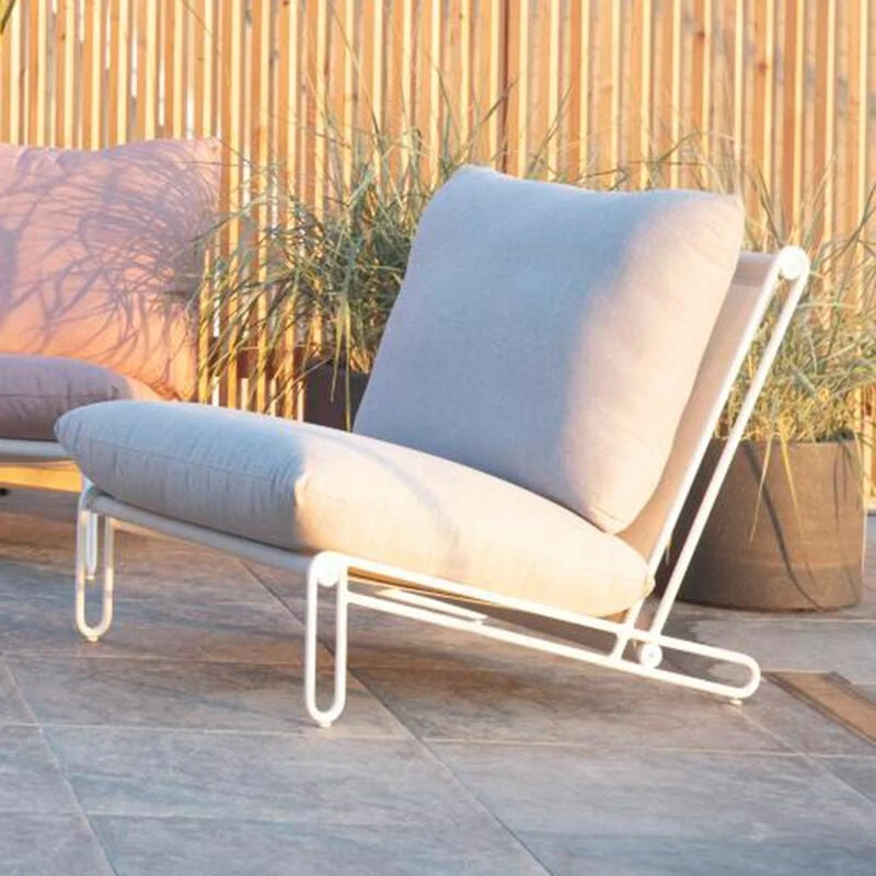 Brafab Blixt Lepotuoli Valkoinen/vaaleanharmaa 1 Brafab Blixt Lepotuoli Valkoinen/vaaleanharmaa