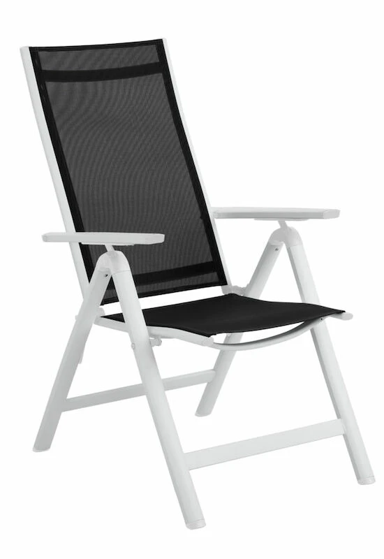 Brafab Rana Säädettävä Puutarhatuoli Musta/valkoinen 2 Brafab Rana Säädettävä Puutarhatuoli Musta/valkoinen - Image 2