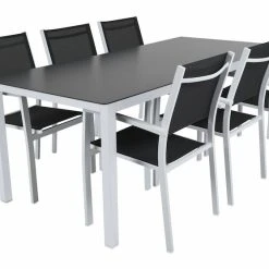 Brafab Rana Ruokapöytä 200x90 Cm Musta/valkoinen -Veke Myymälä brfab rana ruokapoyta 200x90cm musta valkoinen 1