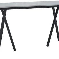 Envy Durafit Ruokapöytä 100x200 Cm Musta/harmaa