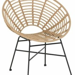 Envy Nora Puutarhatuoli Musta/luonnonväri