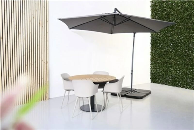 Envy Hector Puutarhapöytä Ø113 Cm Tiikki/musta 3 Envy Hector Puutarhapöytä Ø113 Cm Tiikki/musta - Image 3