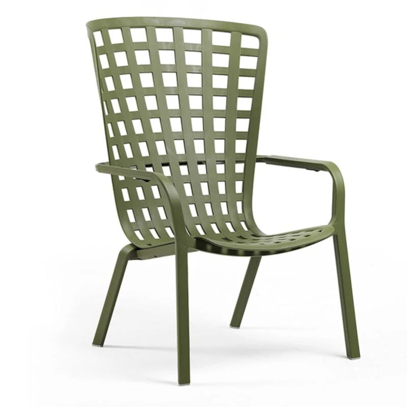 Nardi Folio Nojatuoli Käsinojilla Valkoinen 1 Nardi Folio Nojatuoli Käsinojilla Valkoinen