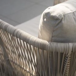 Hillerstorp Himmelsnäs Nojatuoli Beige Polyrottinki/tiikki