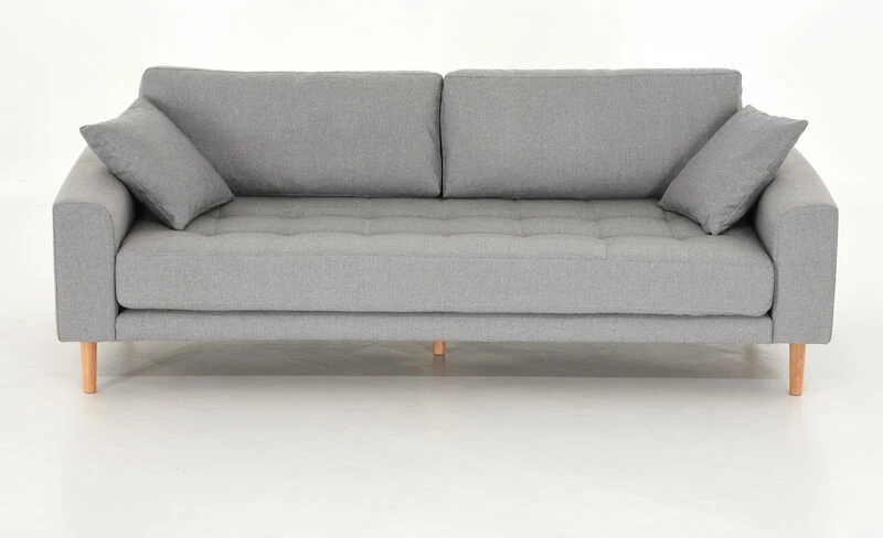 House Nordic Lido 3-istuttava Sohva Hugo 10 Vaaleanharmaa - Image 5