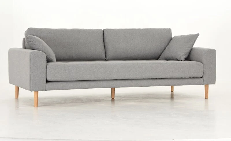 House Nordic Lido 3-istuttava Sohva Hugo 10 Vaaleanharmaa - Image 6