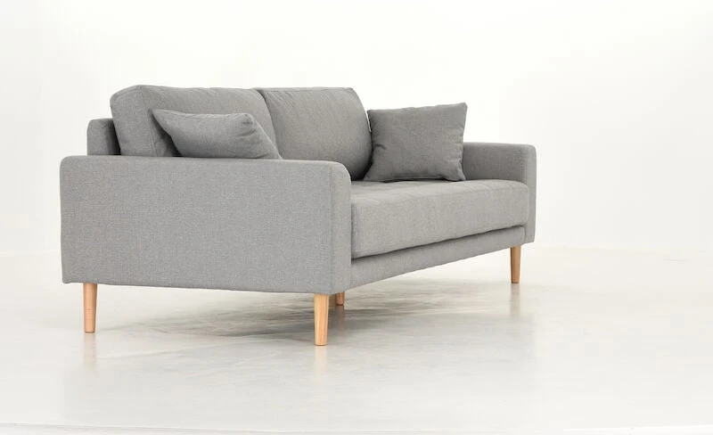 House Nordic Lido 3-istuttava Sohva Hugo 10 Vaaleanharmaa