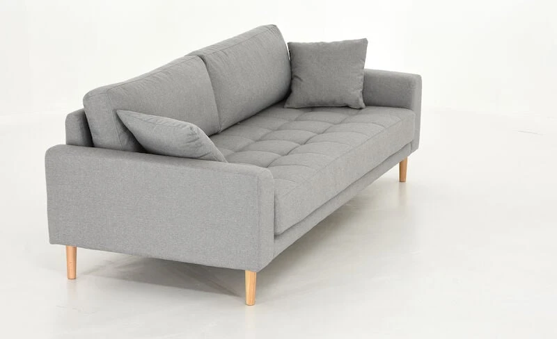 House Nordic Lido 3-istuttava Sohva Hugo 10 Vaaleanharmaa - Image 4