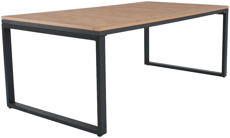 Veke Ilma Ruokapöytä 200x100 Cm Musta/ruskea 2 Veke Ilma Ruokapöytä 200x100 Cm Musta/ruskea - Image 2