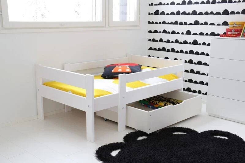 Veke Emma Jatkettava Lastensänky Valkoinen 4 Veke Emma Jatkettava Lastensänky Valkoinen - Image 4