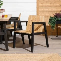 Veke Kalho Puutarhatuoli Musta -Veke Myymälä kalho tuoli antiikki musta 1