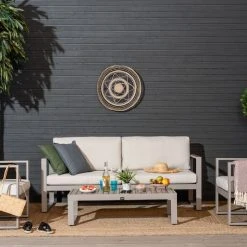 Veke Kallas Sohvapöytä 110x50 Cm Greige