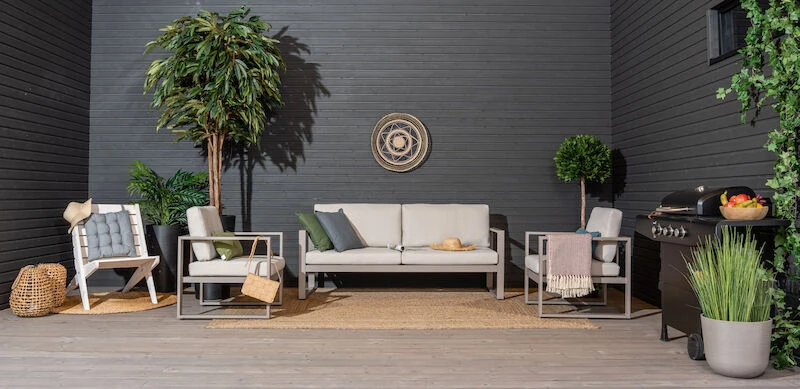 Veke Kallas Nojatuoli Greige, Hiekka Pehmusteet 6 Veke Kallas Nojatuoli Greige, Hiekka Pehmusteet - Image 6