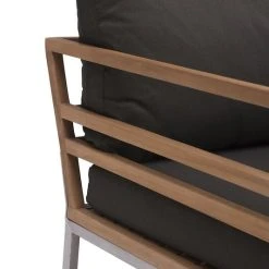 Hillerstorp Kaxheden Nojatuoli Alumiini/tiikki