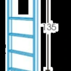 Unipuu Kerrossänkytikkaat 135 Valkoinen