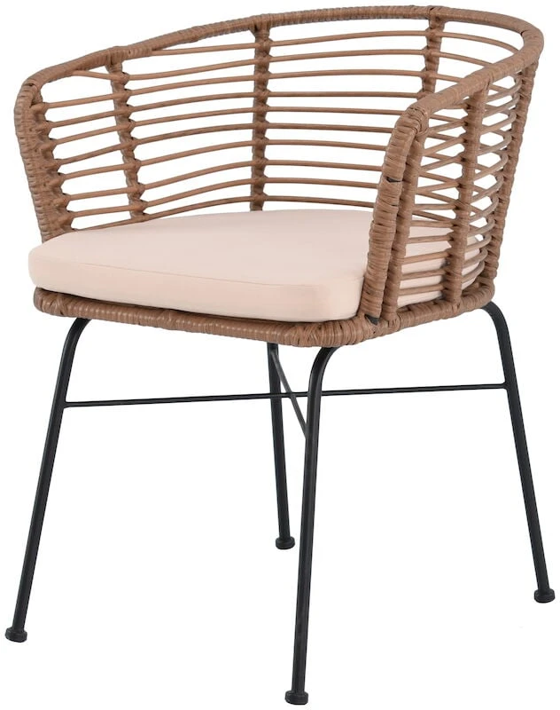 Veke Lehmus Tuoli Luonnonväri, Mustat Jalat 3 Veke Lehmus Tuoli Luonnonväri, Mustat Jalat - Image 3